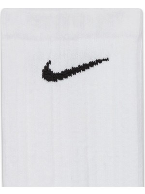 Nike U Nk Everyday Csh Crw 3pr 132 Beyaz Erkek Çorap SX7664-964