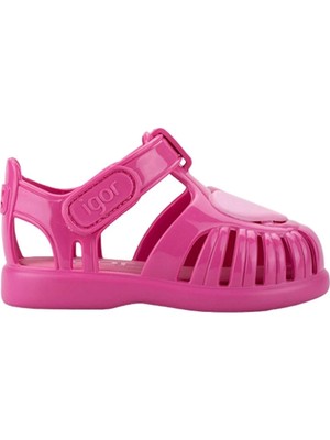 Igor S10310 Tobby Gloss Love Fuşya Kız Çocuk Sandalet S10310