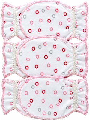 Sönmez Bebe Bebe Eldiven Boncuk Desenli Yenidoğan Pamuklu Penye 6'lı Çift Set Paket Unisex Bebe Eldiven
