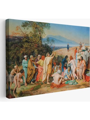Cepahir Isa'nın Insanlara Görünüşü Tablosu - Aleksander Ivanov - The Apparition Of Christ To The PEOPLE-6539