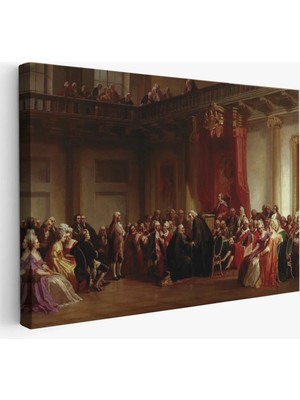 Cepahir Benjamin Franklin Danışma Meclisi Huzuruna Çıkıyor TABLOSU-6542