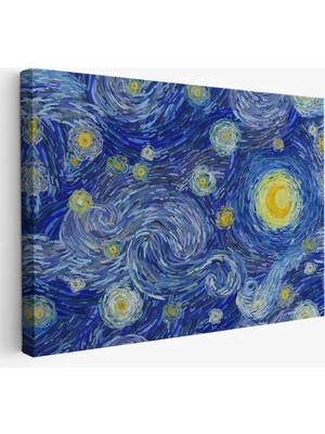 Cepahir Van Gogh Yıldızlı Gece Dekoratif Kanvas TABLO-6519