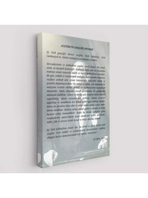 Cepahir Atatürk'ün Gençliğe Hitabesi  Duvar TABLOSU-6465