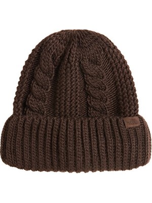 The North Face W Oh Mega Beanıe Bere NF0A7WJJNMF1 Kahverengi