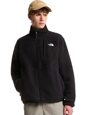 The North Face M Yumıorı Off Peak Full Zıp Jacket Erkek Outdoor Polar Ceket NF0A8FKNJK31 Siyah
