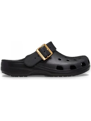 Crocs Classic Metallic Buckle Clog Siyah Unisex Terlik 213543_001