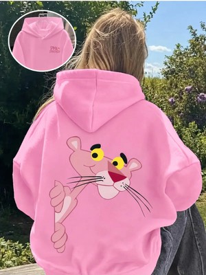 Vodexa Ünisex Çocuk Kapüşonlu Sweatshirt Baskılı 3 Iplik Şardonlu Sweatshirt