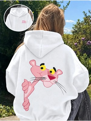 Vodexa Ünisex Çocuk Kapüşonlu Sweatshirt Baskılı 3 Iplik Şardonlu Sweatshirt
