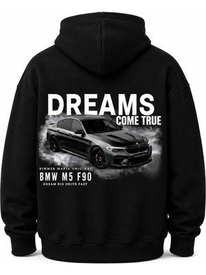 Vodexa Ünisex Yetişkin Kapüşonlu Sweatshirt Baskılı 3 Iplik Şardonlu Sweatshirt