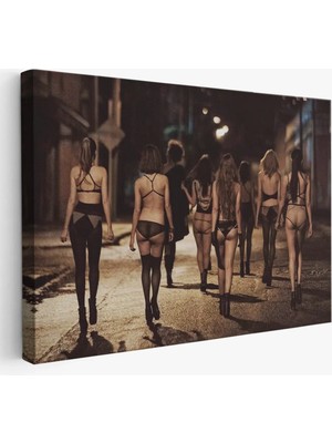 Cepahir Sokak Kadınları Tablosu - Street WOMAN-6554