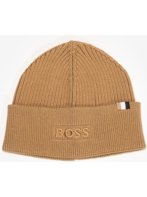 Boss Magico R Hat Men's Beanie Beige