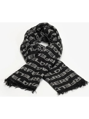 Karl Lagerfeld Men's Scarf Black
