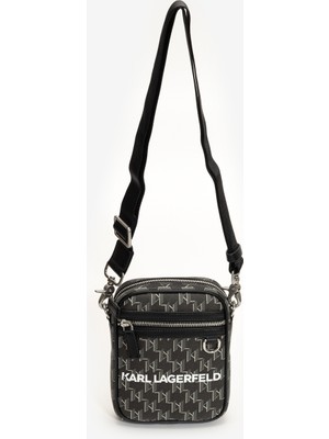 Karl Lagerfeld Men's Messenger Bag Black