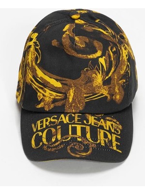 Versace Jeans Couture 76GAZK17ZG277 Cap Wıth Pences Hat Black