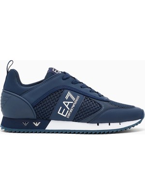 Ea7 Black And White 10TH Anniversary Sneakers Navy