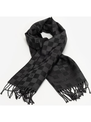 Karl Lagerfeld Men's Scarf Black