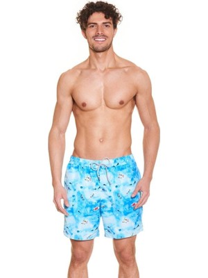 Zeybra Snorkeling Men's Swim Shorts Turquoise
