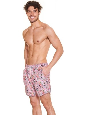 Zeybra Cocktail Men's Swim Shorts Red