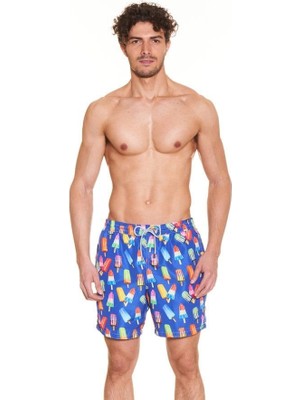 Zeybra Ghiaccioli Men's Swim Shorts Blue