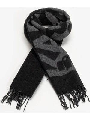 Karl Lagerfeld Men's Scarf Black