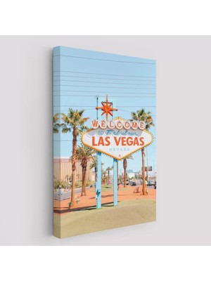 Cepahir Las Vegas Nevada Ünlü Tabelası Duvar TABLOSU-6294