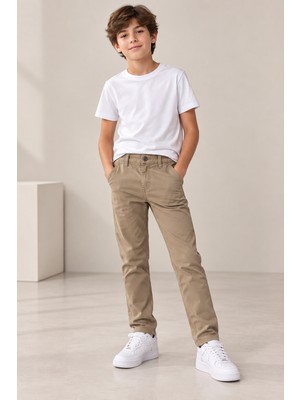 Ugly Duck 06-16 Yaş Gabardin Pantolon - Bej