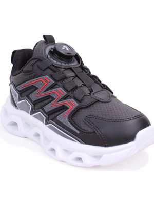 Vicco Aleda 346F26K142 Siyah Ortopedik Erkek Çocuk Spor Ayakkabı