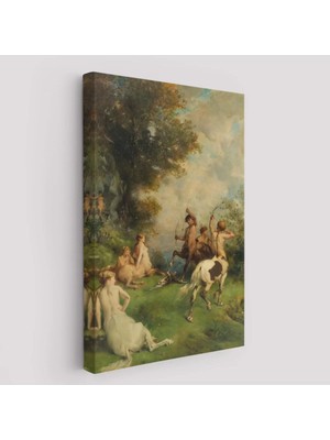 Cepahir Eugene Fromentin'in Sentorlar,  At Adamlar TABLOSU-6326