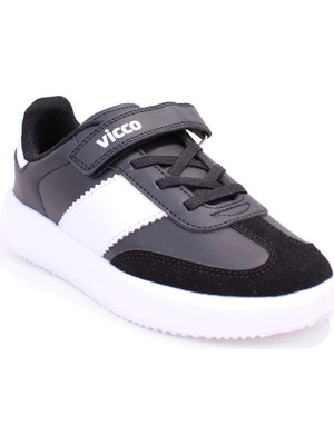 Vicco Flex 346F26K263 Siyah Ortopedik Erkek Çocuk Spor Ayakkabı