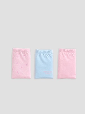 Lc Waikiki Yeni Sezon Pembe Baskılı Kız Çocuk Boxer 3'lü