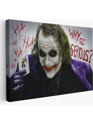 Cepahir Why So Serious Joker TABLOSU-6618