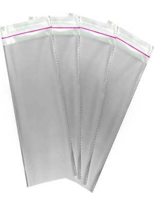 Party Country Metalize Poşet 100LÜ 9X25 cm -Gümüş-