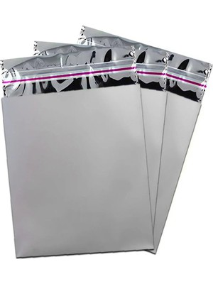 Party Country Metalize Poşet Lüks 50LI 25X35 -Gümüş-