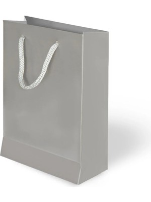 Party Country 20X25X8 Karton Çanta 24LÜ -Gümüş-