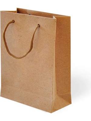 Party Country 25X30X9 Kraft Çanta 10LU -Naturel- 10 Adet
