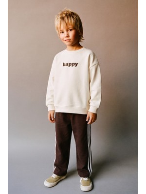 Magu Çocuk Pamuklu Baskılı  Sweatshirt ve Eşofman Takımı