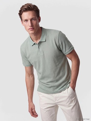 Lc Waikiki Yeni Sezon Yeşil Polo Yaka Erkek Pike Tişört