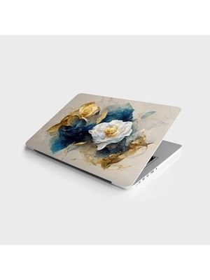 Laptop Sticker Bilgisayar Notebook Pc Kaplama Etiketi, Soyut Çiçekler