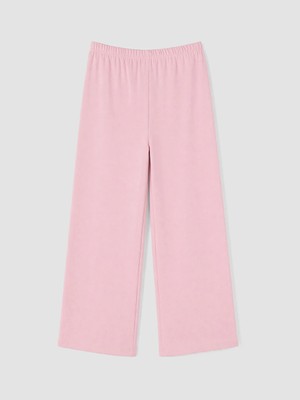 Lc Waikiki Yeni Sezon Pembe Beli Lastikli Geniş Paça Kız Çocuk Eşofman Altı