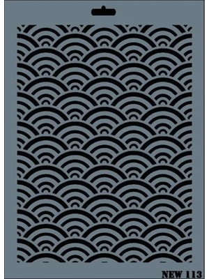 Luord-Store New Seri N-113 Stencil 35X25 cm
