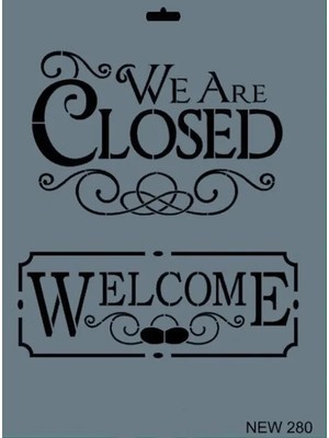 Luord-Store New Seri N-280 Stencil 35X25 cm