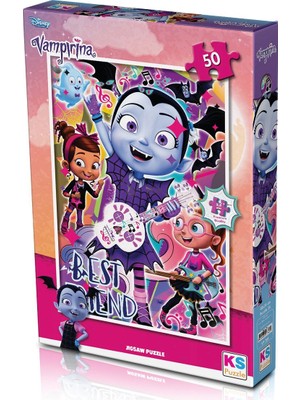 Luord-Store VP709 Vampirina 50 Parça Çuk Puzzle -Ks Puzzle
