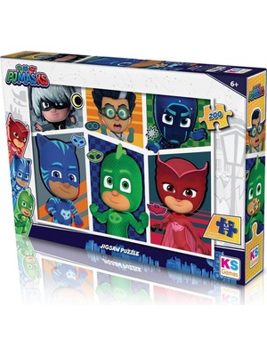 Luord-Store PJM113 Ks Pj Masks / 200 Parça Puzzle