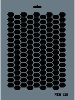 Luord-Store New Seri N-125 Stencil 35X25 cm