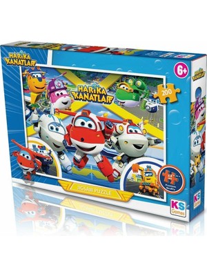 Luord-Store Hk 113 Harika Kanatlar Puzzle 200 Parça -Ks Puzzle