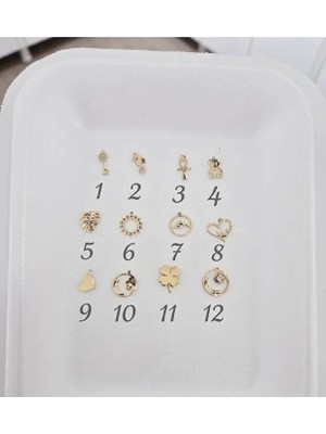 Papatya Silver Orjinal 14 Sertifikalı Altın Minimalist Italyan Aynalı Ezme Zincir Lotus Kolye