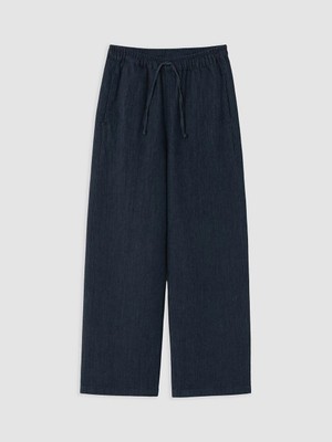 Lc Waikiki Yeni Sezon Mavi Beli Lastikli Wideleg Kadın Jean Pantolon