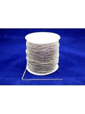 0.60 mm Free Nikel Sac Kıvrık Zincir 10 Metre, T1324
