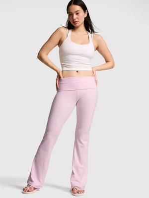 Victoria's Secret Foldover-Waist Flare Leggings