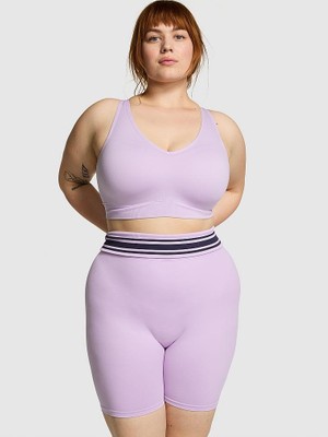 Victoria's Secret Pınk Seamless Fold-Over Biker Shorts
